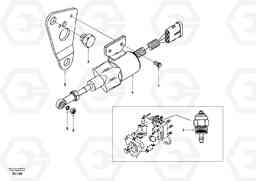 36686 Fuel shut-off valve EC140, Volvo Construction Equipment