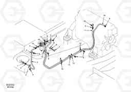 36687 Fuel pipe - Fuel tank EC140, Volvo Construction Equipment