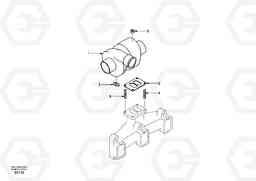 36696 Turbocharger with fitting parts EC140, Volvo Construction Equipment