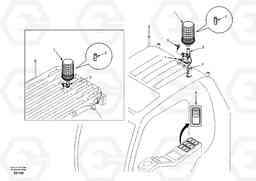 40984 Rotating beacon EC140, Volvo Construction Equipment