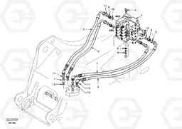 40707 Turning joint line, control valve to turning joint EC140, Volvo Construction Equipment