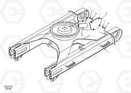 43868 Undercarriage frame EC140, Volvo Construction Equipment