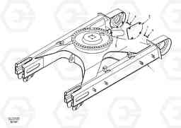 54372 Undercarriage frame EC140, Volvo Construction Equipment