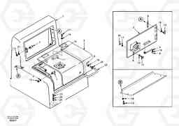 7702 Tool box, cowl EC140, Volvo Construction Equipment