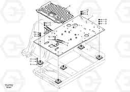 101575 Cabin floor EC140, Volvo Construction Equipment