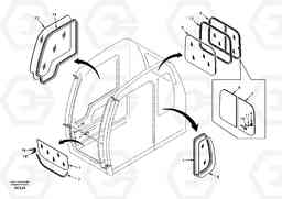 41006 Windows EC140, Volvo Construction Equipment