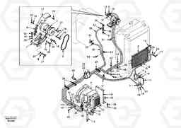 46192 Air conditioning line, cooling and heater EC140, Volvo Construction Equipment