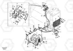 46197 Air conditioning unit line EC140, Volvo Construction Equipment