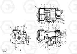 46206 Air conditioning unit, cooling and heater EC140, Volvo Construction Equipment