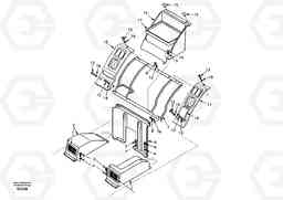 46215 Instrument panel, radio panel EC140, Volvo Construction Equipment