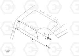 46216 Sun visor interior EC140, Volvo Construction Equipment