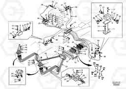 44298 Servo system, control valve to remote control valve EC140, Volvo Construction Equipment