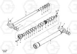 101577 Bucket cylinder EC140, Volvo Construction Equipment