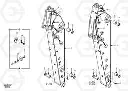 53248 Dipper arm and grease piping with piping seat EC140, Volvo Construction Equipment
