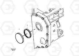 30036 Tachometer drive cover EC290, Volvo Construction Equipment