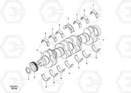 48728 Crankshaft EC290, Volvo Construction Equipment