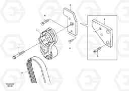 45288 Automatic belt tensioner with fitting parts EC290, Volvo Construction Equipment