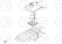 40074 Battery with assembling details EC290, Volvo Construction Equipment