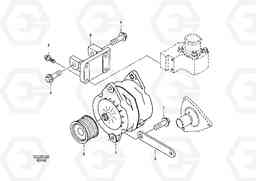 50537 Alternator with assembling details EC290, Volvo Construction Equipment