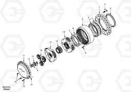 54686 Travel gearbox EC290, Volvo Construction Equipment