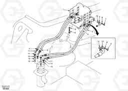 77023 Turning joint line, control valve to turning joint EC290, Volvo Construction Equipment