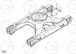 56658 Undercarriage frame EC290, Volvo Construction Equipment