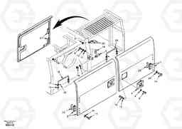 39348 Door, side EC290, Volvo Construction Equipment