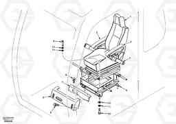 41406 Operator seat with fitting parts EC290, Volvo Construction Equipment