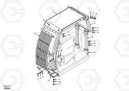 37599 Falling object guards EC290, Volvo Construction Equipment