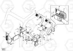 43449 Air duct in cabin and cabin floor EC290, Volvo Construction Equipment