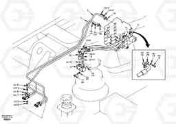 73766 Hydraulic system, control valve to boom and swing EC290, Volvo Construction Equipment