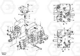 42126 Control valve with fitting parts. EC290, Volvo Construction Equipment