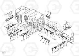 58698 Main control valve, relief valve and dipper arm holding EC290, Volvo Construction Equipment