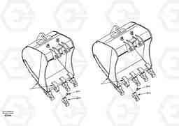 41703 Buckets for Quickfit EC290, Volvo Construction Equipment