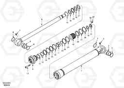 101578 Bucket cylinder, super long boom EC290, Volvo Construction Equipment