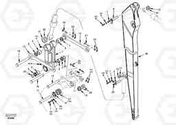 98539 Links to dipper arm, super long EC290, Volvo Construction Equipment