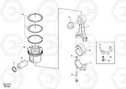 30827 Connecting rod and piston EC360, Volvo Construction Equipment