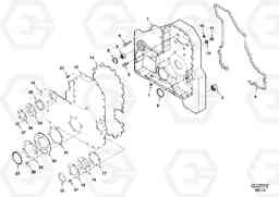 58077 Timing gear casing EC360, Volvo Construction Equipment