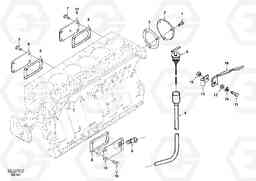 34257 Oil dipstick EC360, Volvo Construction Equipment