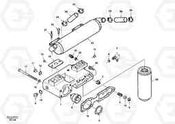 34262 Oil cooler EC360, Volvo Construction Equipment