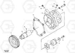 47172 Drive for injection pump EC360, Volvo Construction Equipment