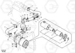 34579 Inlet system, pre-cleaner EC360, Volvo Construction Equipment