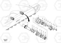 44038 Top roller EC360, Volvo Construction Equipment