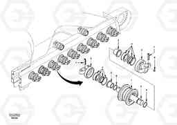 30129 Bottom roller EC360, Volvo Construction Equipment