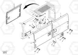 35438 Door, side EC360, Volvo Construction Equipment