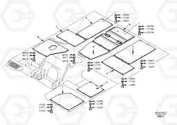 12488 Hatches under engine, hydr.pumps, cooler, m.valve and fuel tank. EC360, Volvo Construction Equipment