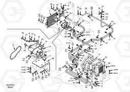 55051 Air conditioning line, cooling and heater EC360, Volvo Construction Equipment