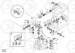 70567 Hydraulic system, hydraulic tank to hydraulic oil cooler EC360, Volvo Construction Equipment