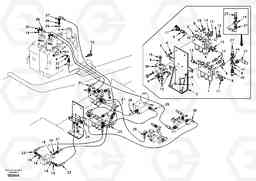 32095 Servo system, control valve to solenoid valve EC360, Volvo Construction Equipment