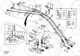 72364 Working hydraulic, boom EC360, Volvo Construction Equipment